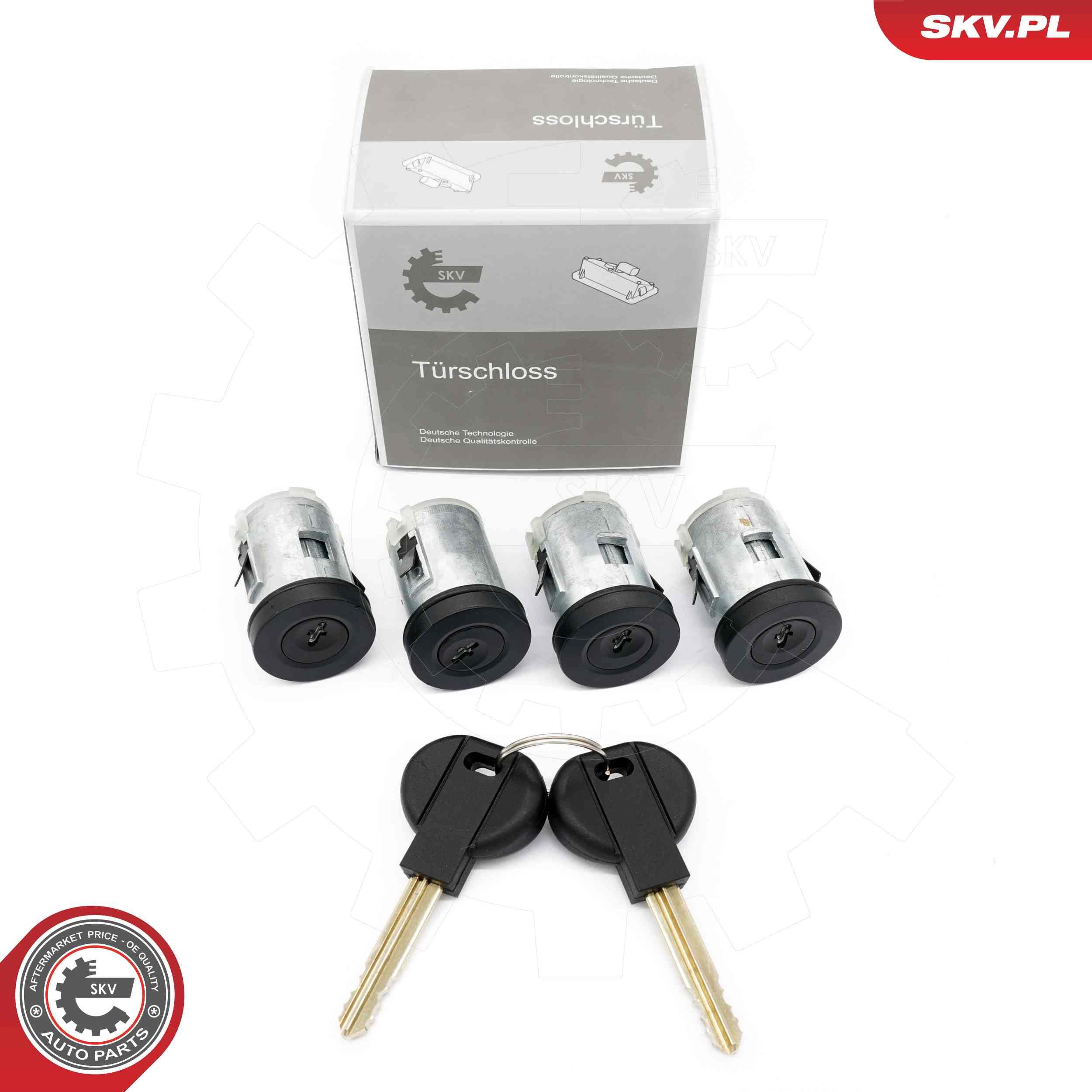 ZESTAW WKŁADEK ZAMKA DRZWI CITROEN PEUGEOT FIAT do Citroena, 65SKV812, SKV w ofercie sklepu e-autoparts.pl 