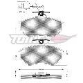 KLOCKI HAMULC. VW GOLF III 2,0GTI  91-95 Z CZUJ. do Forda, 1203, TOMEX-C w ofercie sklepu e-autoparts.pl 