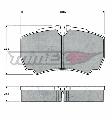 KLOCKI HAMULC. IVECO DAILY  99- TYŁ do Tata, 1511, TOMEX-C w ofercie sklepu e-autoparts.pl 