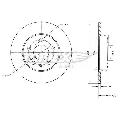 TARCZA HAMULC. OPEL ASTRA G  98- TYŁ do Opla, TX70-06, TOMEX-C w ofercie sklepu e-autoparts.pl 