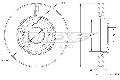 TARCZA HAMULC. KIA SPORTAGE  04- WEN. do Hyundia, TX71-35, TOMEX-C w ofercie sklepu e-autoparts.pl 