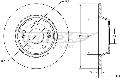 TARCZA HAMULC. HYUNDAI I30  11- TYŁ do Hyundia, TX72-58, TOMEX-C w ofercie sklepu e-autoparts.pl 