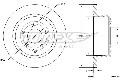 TARCZA HAMULC. NISSAN JUKE  10- TYŁ do Nissana, TX72-89, TOMEX-C w ofercie sklepu e-autoparts.pl 