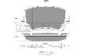 KLOCKI HAMULC. VW PHAETON  02-16 TYŁ Z CZUJ. do VW, 13962, TOMEX-C w ofercie sklepu e-autoparts.pl 