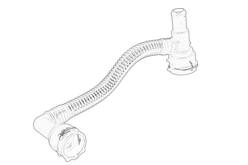 Przewód chłodnicy oleju 55488381 OPEL