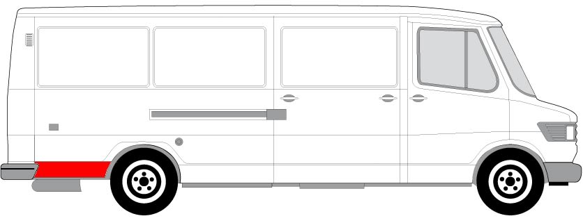 Reperatura błotnika tylnego do Mercedesa, 6504-03-3545606, 4MAX w ofercie sklepu e-autoparts.pl 