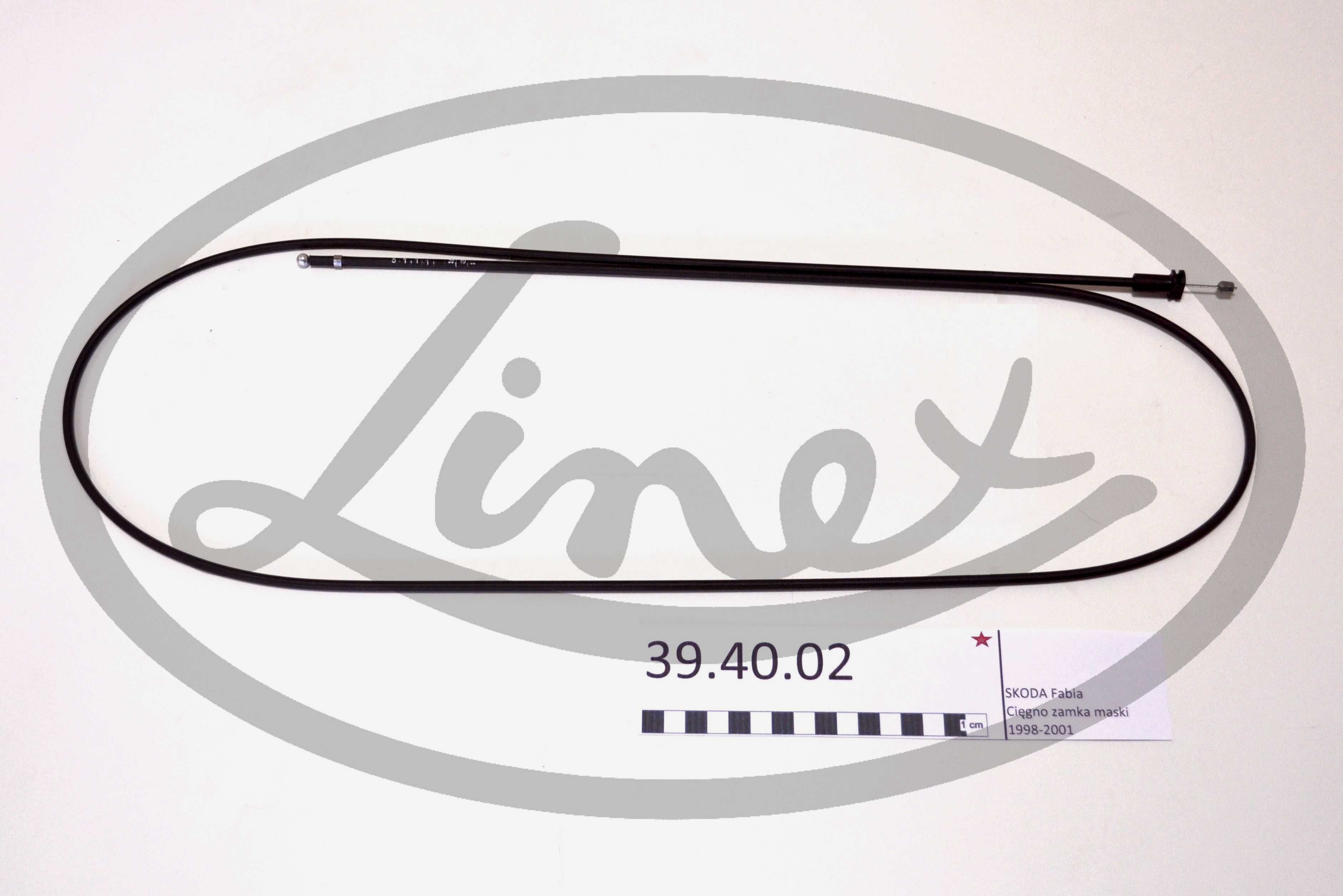 linka pokrywy silnika skoda 39.40.02 LINEX