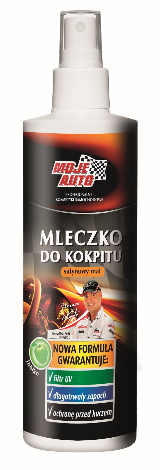 AKCESORIA CHEMIA ROZNE MLECZKO DO KOKPITU 300ML JABLKO MATT  MOJE AUTO SZT AMTRA 19-570 AMTRA