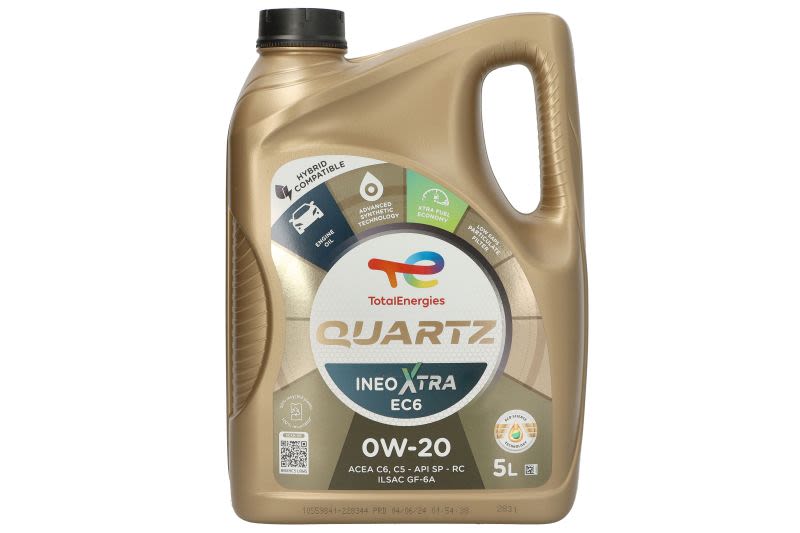 Olej silnikowy QUARTZ XTRA EC6 0W20 5L 5L 2228344 TOTAL