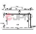 CHŁODNICA SILNIKA do Audi, 60C9052-JPN, JPN w ofercie sklepu e-autoparts.pl 