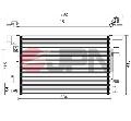 CHŁODNICA KLIMATYZACJI do Mitsubishi, 60C9091-JPN, JPN w ofercie sklepu e-autoparts.pl 