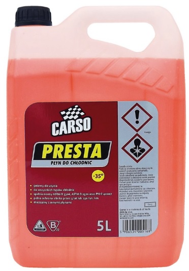 Płyn do chłodnic G12 Presta, różowy C615C K2