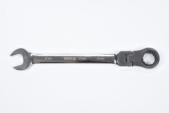 KLUCZ PŁASKO-OCZKOWY 22 MM Z GRZECHOTKĽ I PRZEGUBEM, YT-1688, YATO w ofercie sklepu e-autoparts.pl 