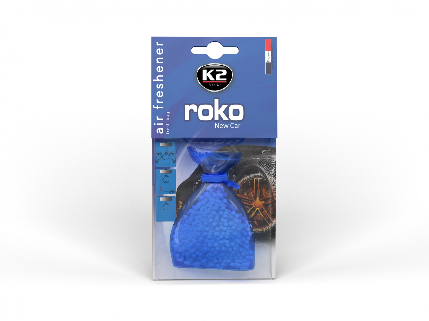 ZAPACH ROKO WORECZEK 20G  NEW CAR SZT INTER-GLOBAL V821 INTER-GLOBAL