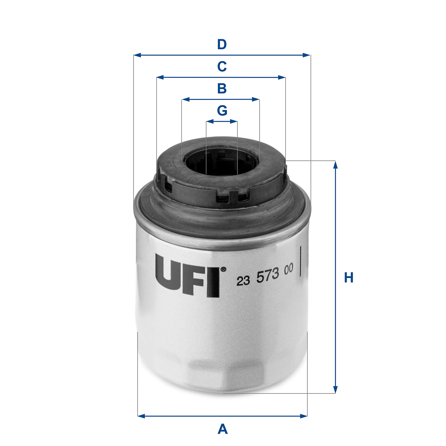 FILTR OLEJU AUDI/VW/SEAT/SKODA 1.2/1.4 TFSI 10> SZT UFI do VW, 23.573.00, UFI w ofercie sklepu e-autoparts.pl 