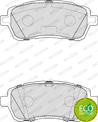 Klocki hamulcowe - komplet, PREMIER ECO FRICTION FDB4179 FERODO