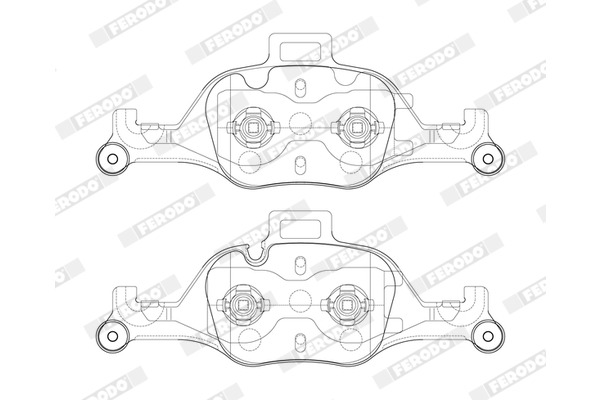 klocki hamulcowe, komplet do BMW, FDB5114, FERODO w ofercie sklepu e-autoparts.pl 