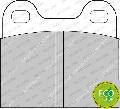 Klocki hamulcowe - komplet, PREMIER ECO FRICTION do Alfy, FDB3M, FERODO w ofercie sklepu e-autoparts.pl 