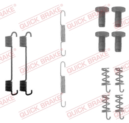 Zestaw akcesoriów, szczęki hamulcowe hamulca postojowego 105-0622 Quick Brake ApS