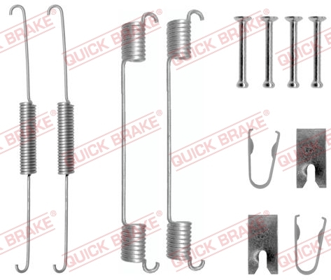 Zestaw dodatków, szczęki hamulcowe 105-0781 Quick Brake ApS