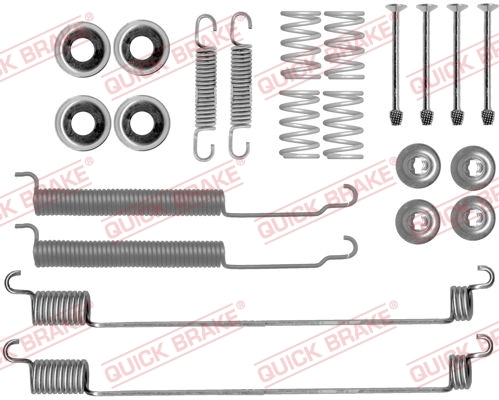 Zestaw dodatków, szczęki hamulcowe 105-0843 Quick Brake ApS