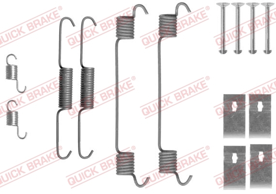 Zestaw dodatków, szczęki hamulcowe 105-0860 Quick Brake ApS