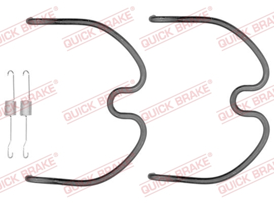 Zestaw dodatków, szczęki hamulcowe 105-0872 Quick Brake ApS