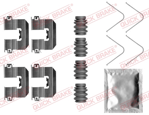 Zestaw akcesoriów, klocki hamulcowe 109-0058 Quick Brake ApS