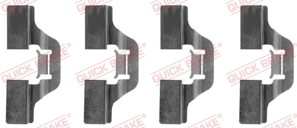 Zestaw akcesoriów, klocki hamulcowe 109-1211 Quick Brake ApS