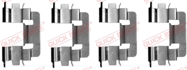 Zestaw akcesoriów, klocki hamulcowe 109-1229 Quick Brake ApS