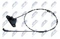 Cięgno zamka pokrywy komory silnika do Forda, EZC-FR-031, NTY w ofercie sklepu e-autoparts.pl 