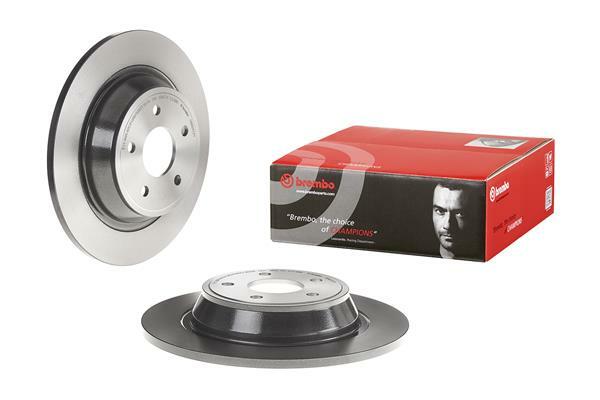 Tarcza hamulcowa, COATED DISC LINE 08.N257.21 BREMBO