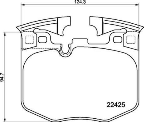 Klocki hamulcowe - komplet P 06 099 BREMBO