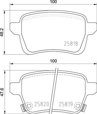 Klocki hamulcowe - komplet P 23 190 BREMBO