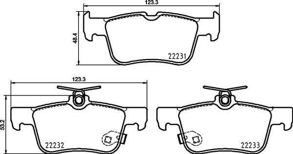 Klocki hamulcowe - komplet P 24 217 BREMBO