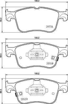 Klocki hamulcowe - komplet P 24 218 BREMBO