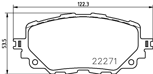 Klocki hamulcowe - komplet P 49 054 BREMBO