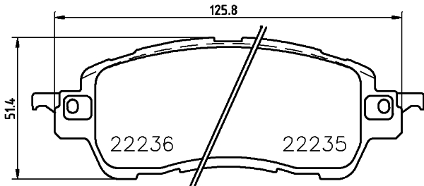 Klocki hamulcowe - komplet P 49 055 BREMBO