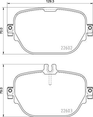 Klocki hamulcowe - komplet P 50 138 BREMBO