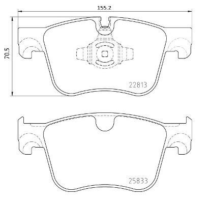 Klocki hamulcowe - komplet P 61 135 BREMBO
