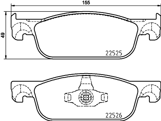 Klocki hamulcowe - komplet P 68 065 BREMBO