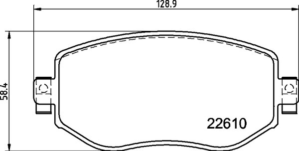 Klocki hamulcowe - komplet P 68 068 BREMBO