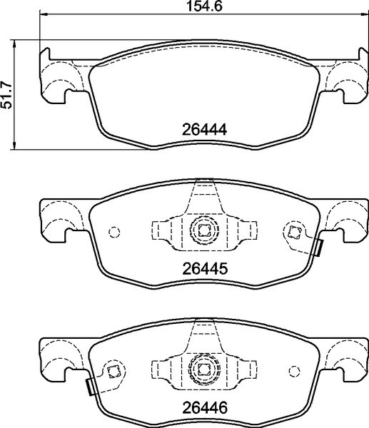 KLOCKI HAMULC. TOYOTA YARIS 20- PRZÓD do Toyoty, P 83 185, BREMBO w ofercie sklepu e-autoparts.pl 