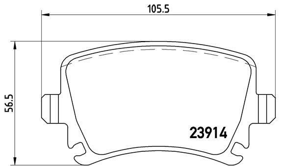 Klocki hamulcowe - komplet, BREMBO XTRA LINE P 85 073X BREMBO