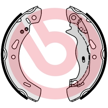 Zestaw szczęk hamulcowych S 24 548 BREMBO