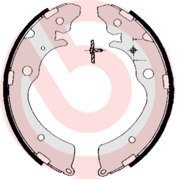 Zestaw szczęk hamulcowych S 28 507 BREMBO