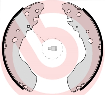 Zestaw szczęk hamulcowych S 79 522 BREMBO
