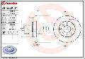 Tarcza hamulcowa do Renault, 08.2958.14, BREMBO w ofercie sklepu e-autoparts.pl 
