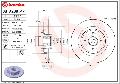 Tarcza hamulcowa, BEARING DISC LINE do Renault, 08.A238.47, BREMBO w ofercie sklepu e-autoparts.pl 