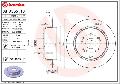 Tarcza hamulcowa do Hondy, 08.A355.10, BREMBO w ofercie sklepu e-autoparts.pl 